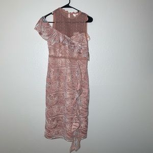 NWT Foxiedox one shoulder asymmetrical dress